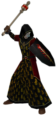 Confessor wielding a Gilded Scepter