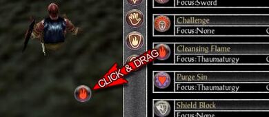 Drag powers out for easy access